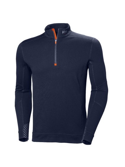 Pánské funkční triko HELLY HANSEN WORKWEAR 75107 590 HH LIFA MERINO ZIP (velikost XL)