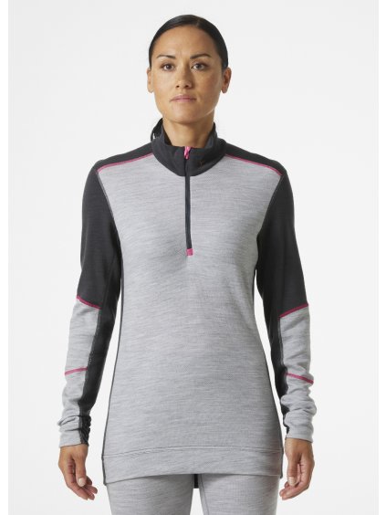 Dámské funkční triko HELLY HANSEN WORKWEAR 75210 959 W HH LIFA MERINO HALF ZIP (velikost L)