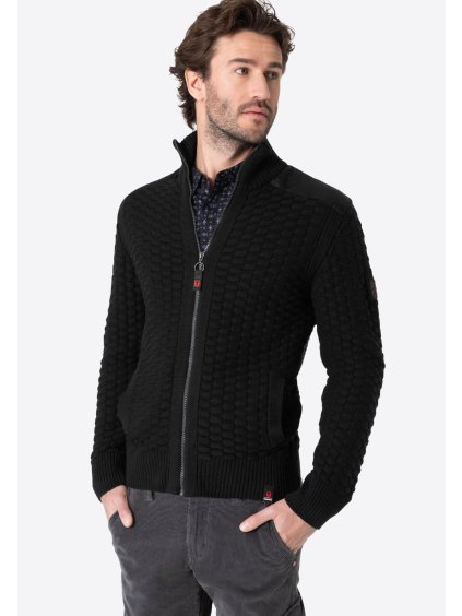 Pánský svetr TIMEZONE 28-10218-01-9334 9030 Heavy Knit Jacket (velikost XL)