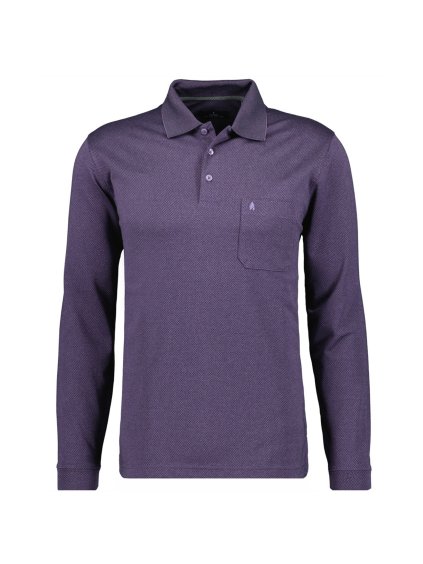 Pánská polokošile dl.ruk. RAGMAN 5493691 042 Polo LS fish net (velikost S)