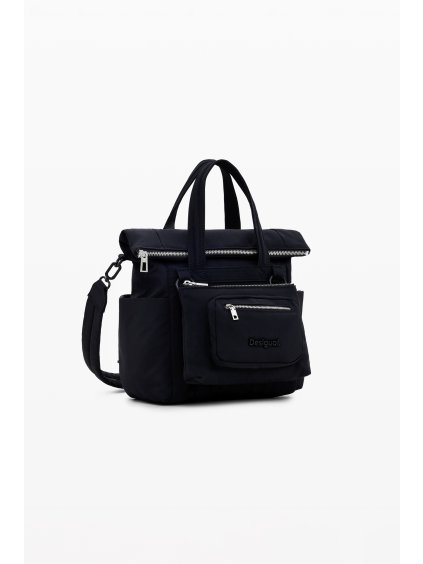 Dámský batůžek DESIGUAL 25SAXY12 2000 BAG BASIC MODULAR VOYAGER MINI BLACK (velikost U)