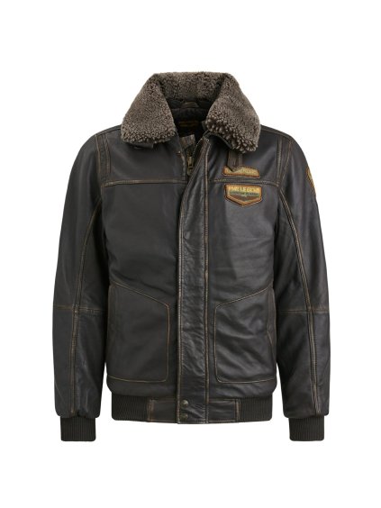 Pánská kožená bunda PME LEGEND PLJ2308922 769 Bomber jacket FLIGHT (velikost L)
