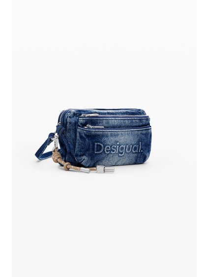 Dámská peněženka DESIGUAL 25SAYD01 5053 MONE HALF LOGO DENIM JULIA
