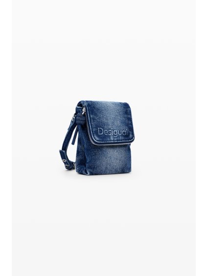 Dámská peněženka DESIGUAL 25SAYD03 5053 MONE HALF LOGO DENIM VENECIA 3.0 PHONE