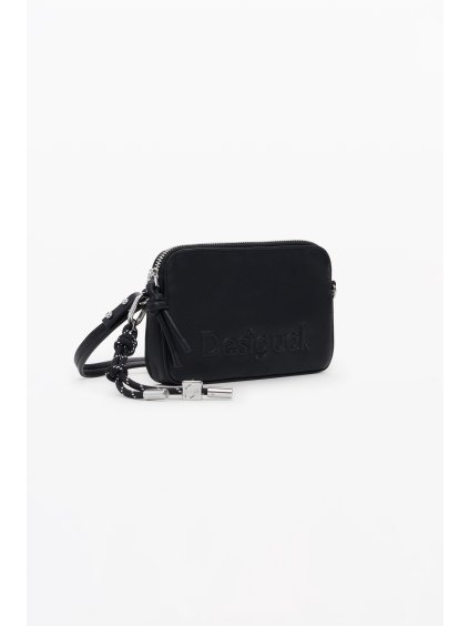 Dámská kabelka DESIGUAL 25SAYP46 2000 MONE HALF JULIA BLACK (velikost U)