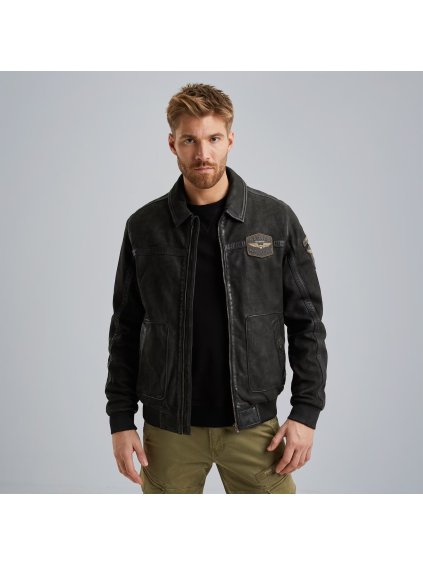 Pánská kožená bunda PME LEGEND PLJ2502700 9070 Flight jacket SUMMER HUDSON Sheep VSQM (velikost S)