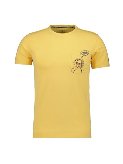 Pánské triko RAGMAN 368781 529 Roundneck pocket Comic