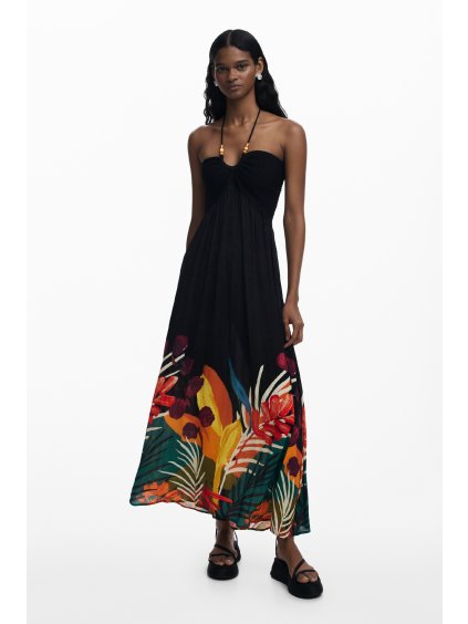 Dámské letní šaty DESIGUAL 25SWMW08 2000 SWIM BELICE DRESS