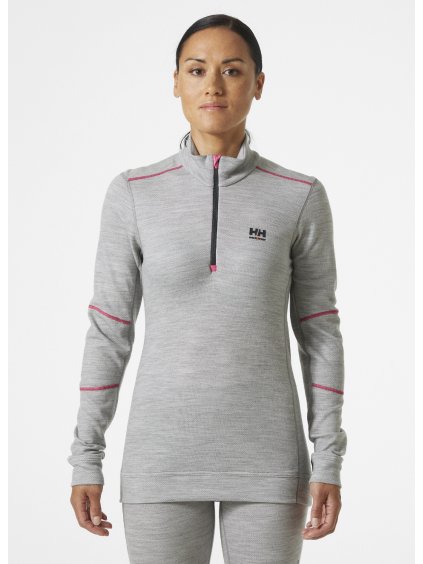 Dámské funkční triko HELLY HANSEN WORKWEAR 75210 930 W HH LIFA MERINO HALF ZIP (velikost XL)