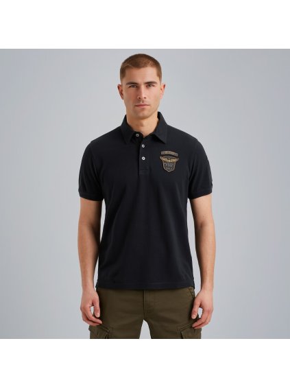 Pánská polokošile PME LEGEND PPSS2504882 5281 Polo short sleeve fine pique badge (velikost L)