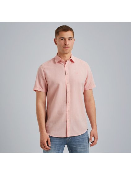 Pánská polokošile PME LEGEND PSIS2504208 3067 Shirt short sleeve ctn linen 2 tone