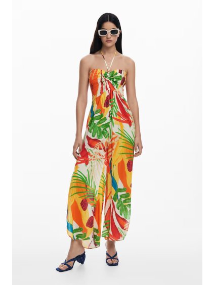 Dámský overal DESIGUAL 25SWMW03 1001 SWIM BAHAMAS JAMPSUIT