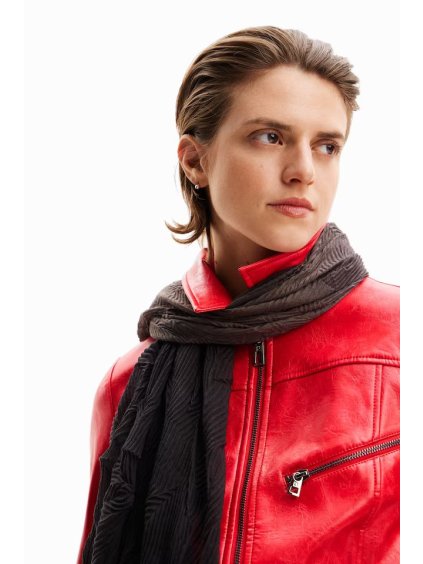 Dámský šátek DESIGUAL 24SAWA30 2000 FOU_FLOW RECTANGLE (velikost U)