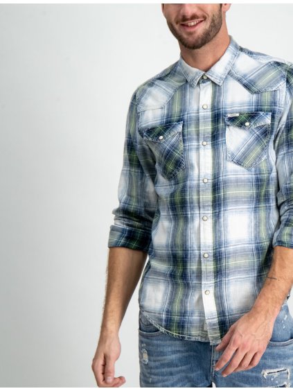 Pánská košile GARCIA B91234 1050 men`s shirt ls (velikost M)