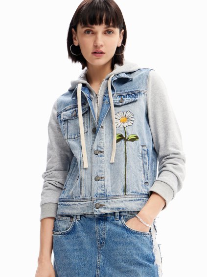 Dámská bunda DESIGUAL 24WWED41 5053 CHAQ BARCELONA (velikost S)