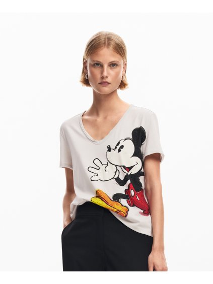 Dámské triko DESIGUAL 25SWTKAG 1020 TS MICKEY JOKER (velikost M)