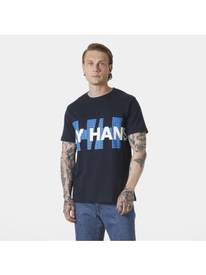 Pánské triko HELLY HANSEN 54599 598 CORE GRAPHIC T 2.0 (velikost M)