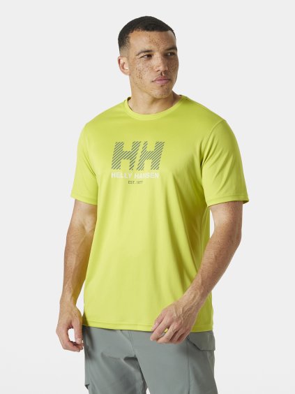 Pánské funkční triko HELLY HANSEN 49574 410 HH TECH GRAPHIC T-SHIRT 2.0 (velikost XXL)
