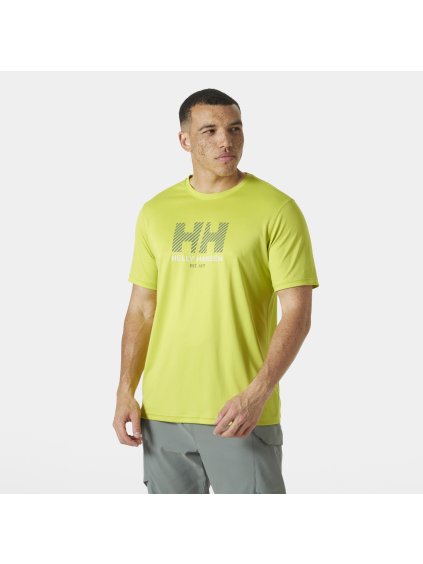 Pánské funkční triko HELLY HANSEN 49574 410 HH TECH GRAPHIC T-SHIRT 2.0 (velikost M)