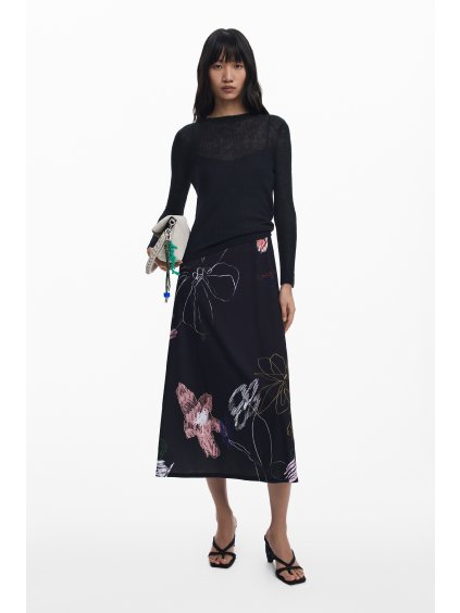 Dámské zimní šaty DESIGUAL 25WWVK25 2000 VEST KALA (velikost M)