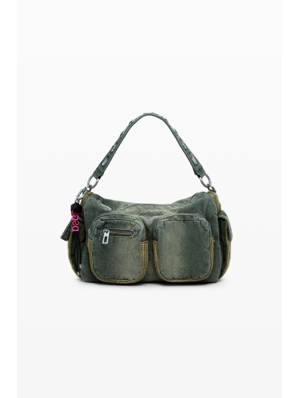 Dámská kabelka DESIGUAL 25WAXD03 4092 BAG BRAVO HYBRID DENIM HABANA (velikost U)
