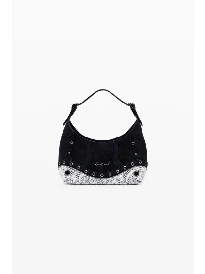 Dámská kabelka DESIGUAL 25WAXP23 2000 BAG SNAKE PATCH HAITI (velikost U)
