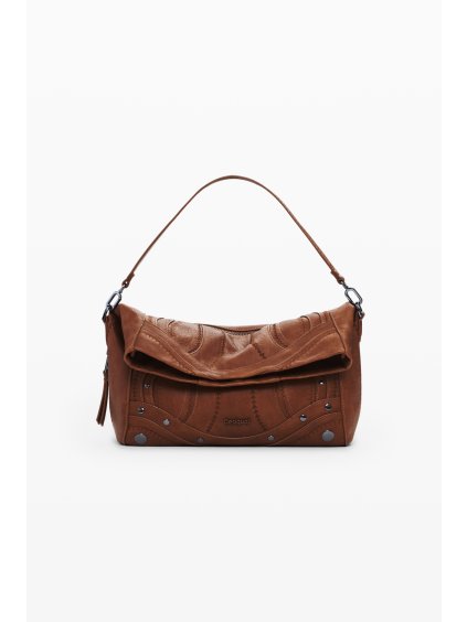 Dámská kabelka DESIGUAL 25WAXPA8 6011 BAG EMBRO PATCH LOVERTY CAMEL (velikost U)