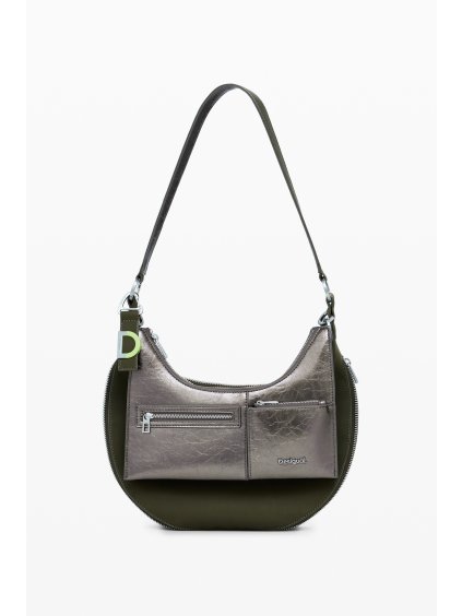 Dámská kabelka DESIGUAL 25WAXPAH 4091 BAG DELTA LYRA OLIVE (velikost U)