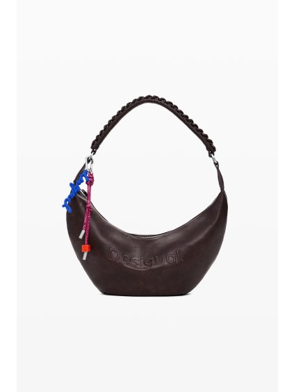 Dámská kabelka DESIGUAL 25WAXPAX 6009 BAG HALF LOGO ZANTE CHOCO (velikost U)