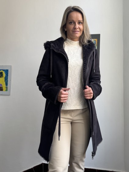 Dámský zimní kabát MILESTONE 53081932095 29  MSKim printed (velikost 34)