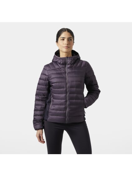Dámská zimní bunda HELLY HANSEN 63385 654 W VERGLAS DOWN HYBRID HOOD 2.0 (velikost S)