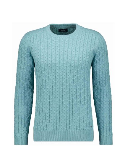 Pánský svetr RAGMAN 746380 320 Roundneck cable (velikost M)