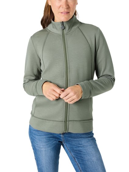 Dámská mikina TIMEZONE 18-10280-01-5006 4738 Stand-up Collar Sweatjacket (velikost S)