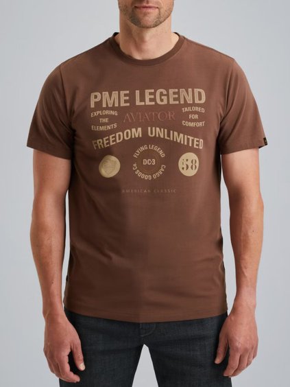 Pánské triko PME LEGEND PTSS2509566 8203 T-shirt with artwork (velikost M)