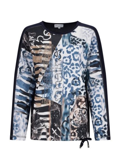 Dámské triko HAJO 10612 613 D Shirt Strukturware,Jerseymix (velikost 40)