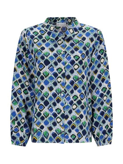 Dámská halenka HAJO 10689 613 D Bluse grafischer Druck (velikost 42)