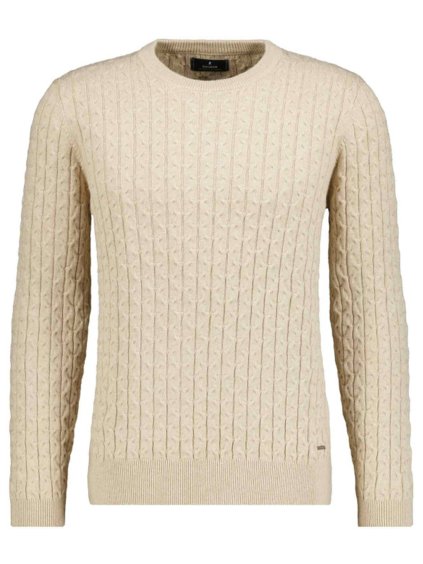 Pánský svetr RAGMAN 746380 820 Roundneck cable (velikost L)