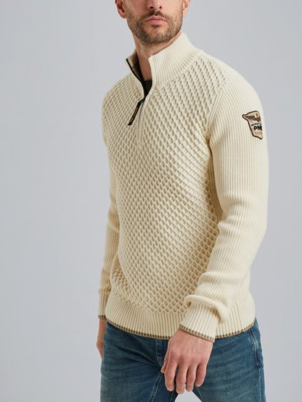 Pánský svetr PME LEGEND PKW2509324 7013 Pullover with half-zipper (velikost XL)