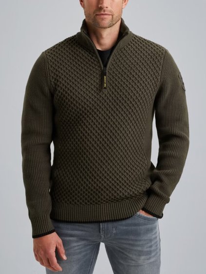 Pánský svetr PME LEGEND PKW2509324 8039 Pullover with half-zipper (velikost XL)