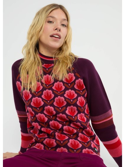 Dámský svetr Blutsgeschwister 001253-522 01880 Cold Day Warm Heart (velikost XL)