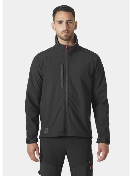 Pánská bunda HELLY HANSEN WORKWEAR 74231 990 KENSINGTON SOFTSHELL JACKET (velikost XXL)