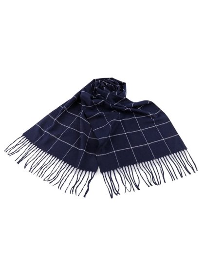 Pánská šála KERBO Pánská šála s třásněmi 0149 2 30x175cm (velikost U)