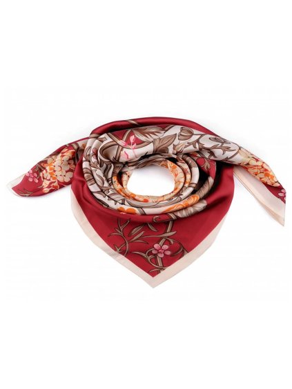 KERBO Šátek 562-3 saténový 90x90 (velikost U)