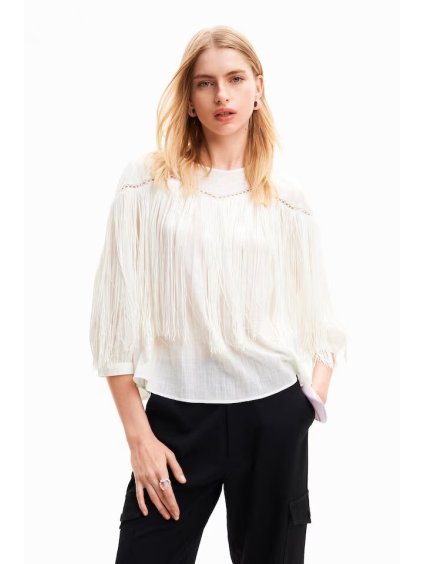 Dámská halenka DESIGUAL 24SWBW03 1021 BLUS_ANETTE (velikost S)