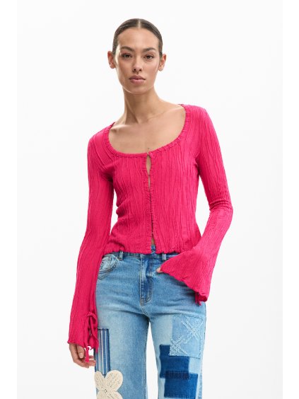 Dámská halenka DESIGUAL 26SWTK19 3002 TS BUCAREST (velikost L)