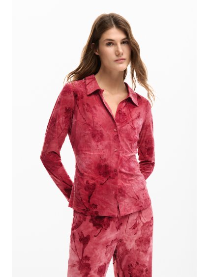 Dámská košile DESIGUAL 26SWTK01 3024 TS LONDRES (velikost M)