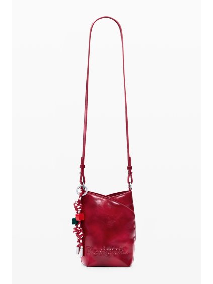 Dámská kabelka DESIGUAL 26SAYP11 3000 MONE HALF LOGO HELENE RED (velikost U)