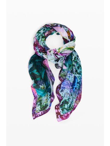Dámský šátek DESIGUAL 26SAWA11 5020 FOU ANT (velikost U)