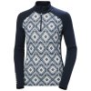 Funkční triko HELLY HANSEN 49410 599 W LIFA MERINO MIDW GRA 1/2 ZIP (velikost L)