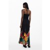 Dámské letní šaty DESIGUAL 25SWMW08 2000 SWIM BELICE DRESS (velikost M)